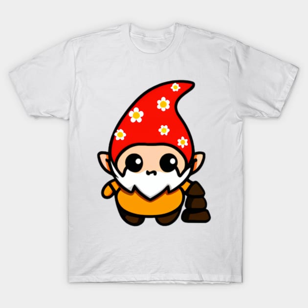 Cute Daisy Gnome Kawaii T-Shirt by Shadowbyte91